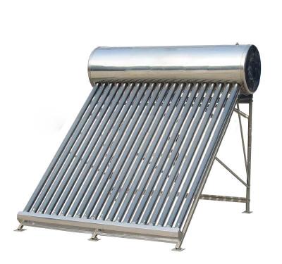 China Bathroom Non-pressure Solar Water Heater, 15 Pipes 150Liter for sale