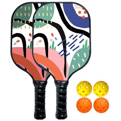 China USPA Approved Carbon Fiber Pickleball Paddles Graphite Honeycomb Pickleball Paddle Set OK-RTS-2 for sale