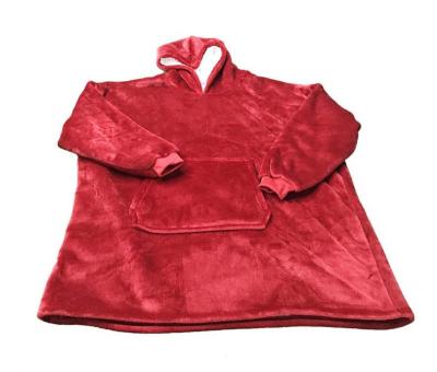 China PASSIONATE Sherpa Oversized Warm Comfy Huggle Cover-Up Hoodie With Giant Pocket for sale