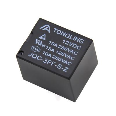 China T73 Small Relay JQC-3FF-S-Z 12V 10Amp 250VAC/30VDC Sealed Relays for sale