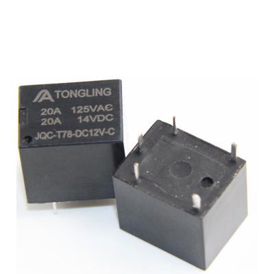 China TONGLING Relay Manufacturer T78 12vdc 5pins 0.6W Sealed Relay for sale