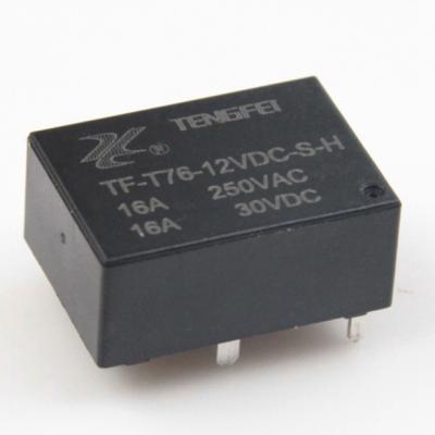 China TF-T76-12VDC-S-H 5V 6V 9V 12V 24V 48V T76 16A 250VAC Load High Power Sealed Relay for sale