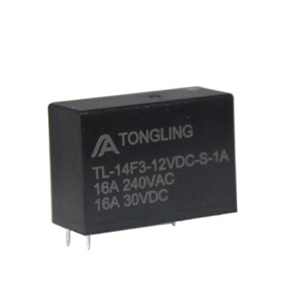 China 14F3 sealed relay DPDT relay 8pins 16A for sale