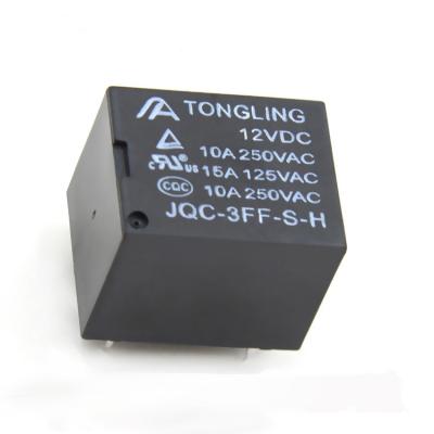 China Tongling Manufacturers Direct Sales 12V 4 Pin JQC-3FF Mini Relay Sealed PCB for sale