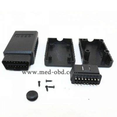 China ELM327 OBD2 Connector J1962m Plug With 16pin Enclosure YS008P Male Connector for sale