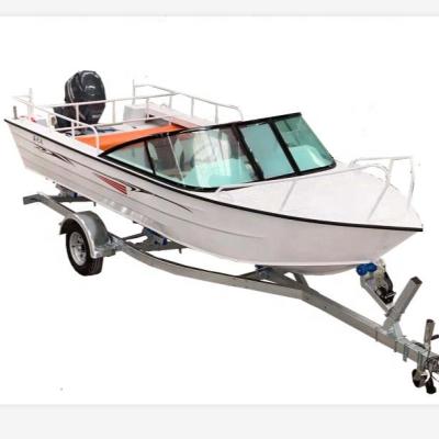 China CE Luxury Aluminum Fishing Fiberglass KAIP Yacht 5.28M Yacht Rescue Speed ​​Boat for sale