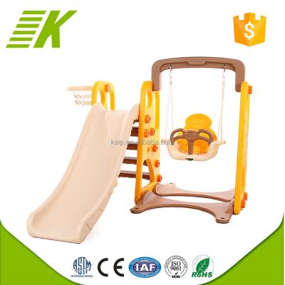 China Plastic Outdoor Plastic Swing And Slip Indoor Swing With Slide for sale