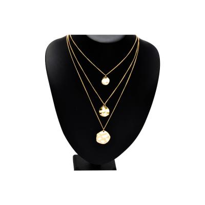 China Hot Selling BOHEMIA Multi Layers Chain Necklace Gold Layered Necklace Gold Jewelry Necklace for sale