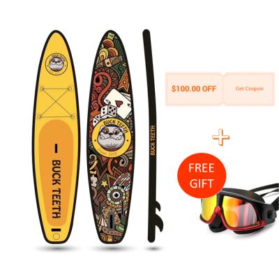 China Unisex UV Paint Sup High Quality Buckteeth Yellow Las Vegas 10'6