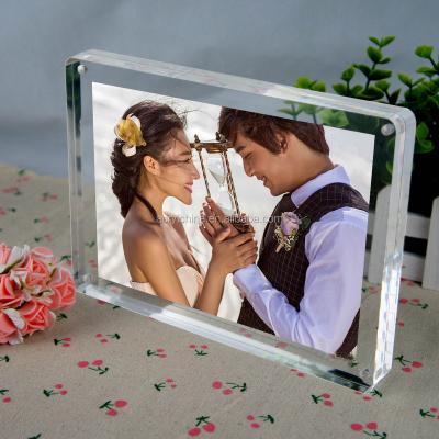 China 2022 Modern Framed Clear Acrylic Picture Hanging And Desktop Picture Display Rack for sale