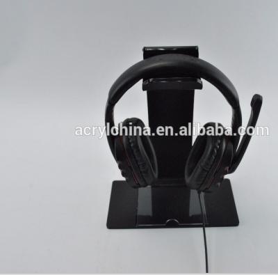 China Headphone Store & office & school & supermarket & shopping store lit acrylic earphone holder with led for sale