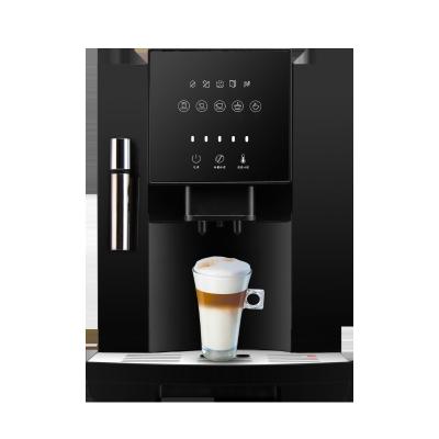 China Hotel home use fully automatic bean to cup espresso coffee maker machine with steam wand for sale