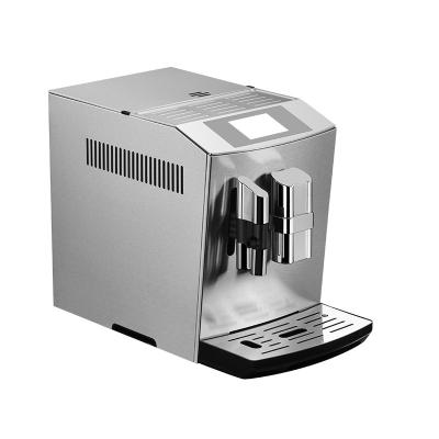 China Hotel Bean to Cup  4 Languages Stainless Steel Espresso Cappuccino Hot Water Self Cleaning One Touch Coffee Machine for sale