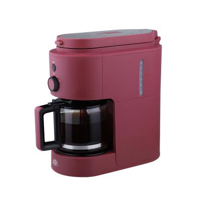 China Keep Warm for 40 minutes New Design Both Bean and Powder Supported  Wholesale Home use  Full Automatic Espresso Drip  Coffee Maker Machine for sale