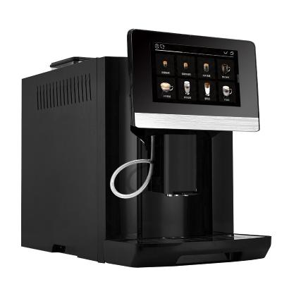 China Hotel New Arrival Automatic Espresso Machine One Touch Cappuccino Latte Super Automatic Coffee Machine for sale