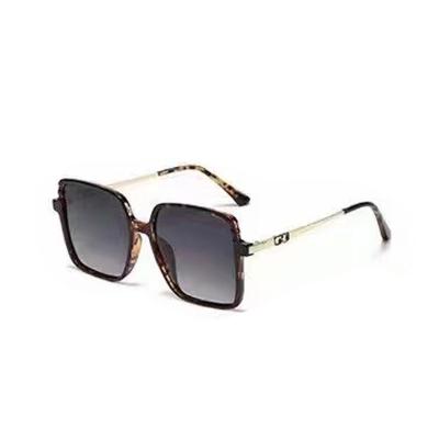 China Fashion sunglasses foreign trade frame glass sunglasses new big brand shades female sunglasses for sale