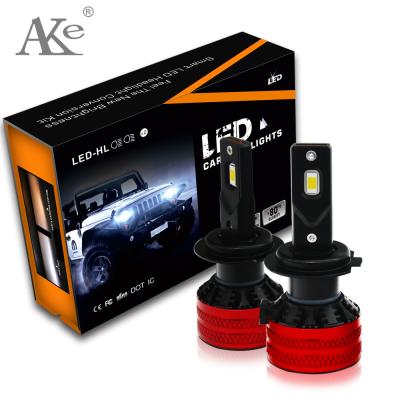 China Chinese Factory Manufacture H7 Led Headlights 80w Waterproof Fanless Bulb Led Headlights 3 (E90) for sale