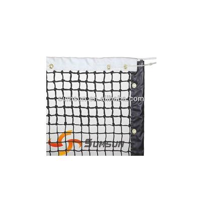 China STN-90 Polypropylene Double Synthetic Tennis Net Mesh International Tournament Tennis Net Manufacture for sale