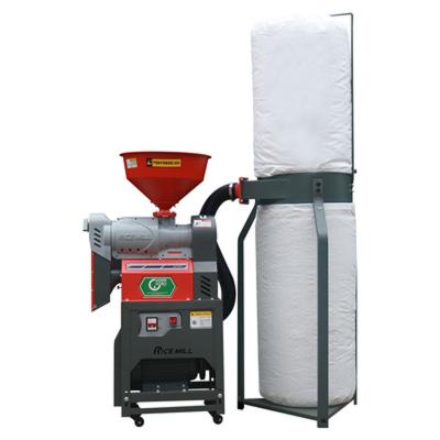 China Cultivate 2.2kw home use rice milling and crushing 220V combination rice peeling machine millet maize glutinous rice for sale