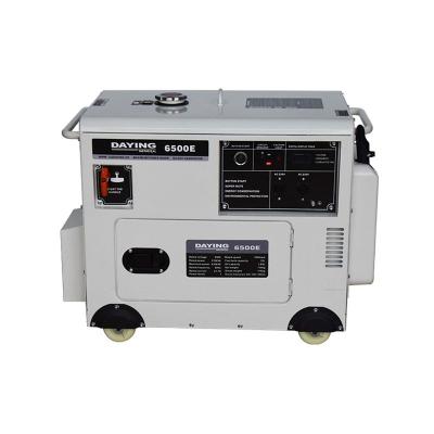 China Ultra Silence 50Hz 230V 5Kva 6.5Kva 8Kva 4 Stroke Air Cooled Electric Start Single Cylinder Forced Cooling Gasoline Generators CD003 for sale