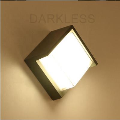 China Modern Aluminum Warm Acrylic Wall Light Products 7W/12W IP65 Outdoor Waterproof IP65 Body LED Wall Lamp Surface Mounted Wall Liight for sale