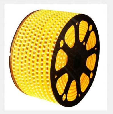 China WAREHOUSE 220V 110V 50m/roll 100m/roll smd2835 144LEDS high voltage single row color WW CW wave ribbon strip light for sale