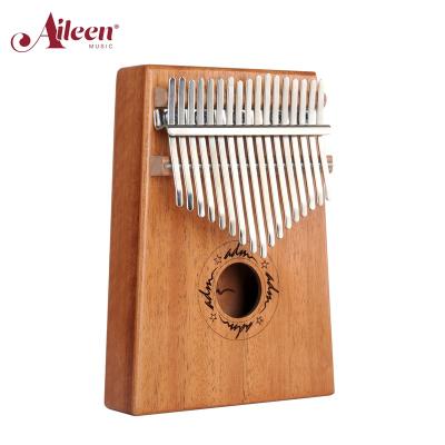 China AileenMusic Solid Mahogany Wholesale 17 Inch Key Solid Mahogany Kalimba Piano Musical Instruments (KLB07-17) for sale