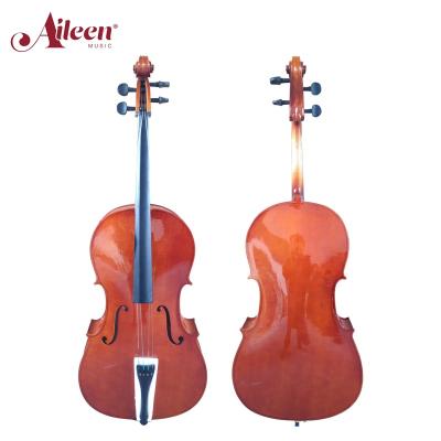 China Cheap Solid Plywood AileenMusic Plywood Body Student 4/4-1/8 Cello Made in China (CG001) for sale