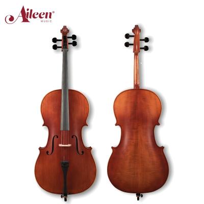 China Select Solid Fir AileenMusic Handsome Flamed Back Handmade Professional Cello Marks (CM130) for sale