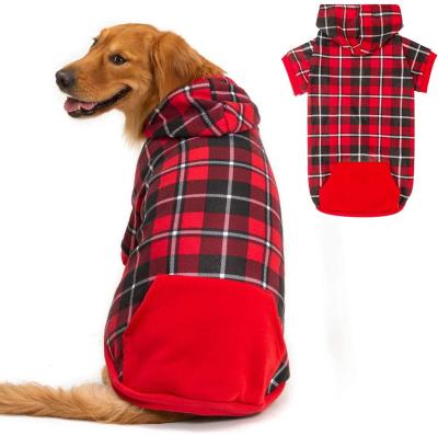 China Sustainable Factory Custom Pet Coat For Winter Wear With Large Pocket Dog Clothes Hoodie for sale