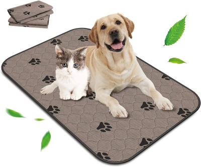 China Factory Price Reusable Pet Training Soft Waterproof Protective Mat Seat Protector Dog Pee Reusable Washable for sale