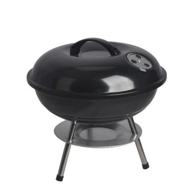 China SEJR Easily Assembled 14 Inch Portable Charcoal Kettle BBQ Grill Round BBQ Grill 37X37X36cm for sale