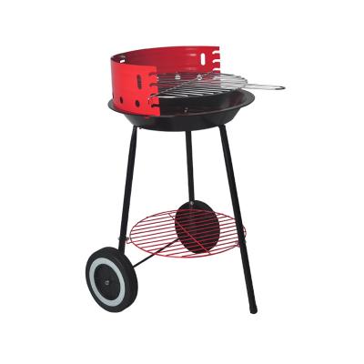 China SEJR Outdoor Charcoal BBQ Grill Backyard Adjustable Size Portable BBQ Grill 51.5X48X73.5cm for sale