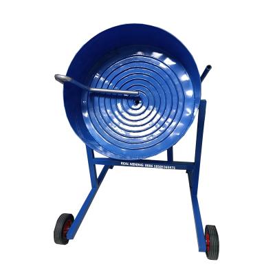 China Portable Rotating Gold Concentration Pan Spiral Panner Prospector Gold Mining Machine for sale