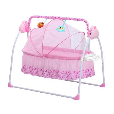 China Crib+day Baby Crib Cradle Remote Control Infant Bed Electric Swing Cribs Cradle for sale