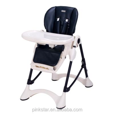 China Best selling indoor dining chair baby products folding high quality portable baby feeding highchair for sale