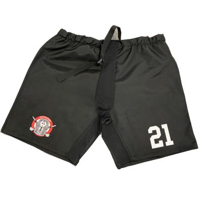 China Youth Quick Dry Custom Black Ice Hockey Pant Nylon Cups for sale