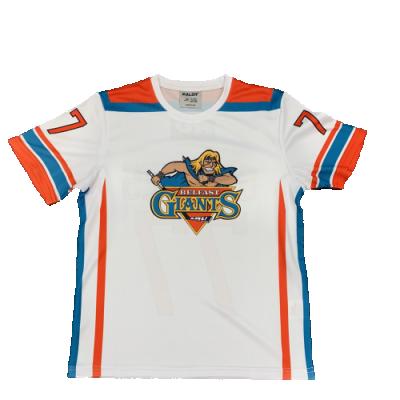 China 100 Polyester Quick Dry Custom Sleeve Mesh Ice Hockey T-Shirt Adult Short Tank Top for sale