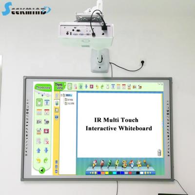 China School Teaching China IR digital pen touch trace board digital interactive smart whiteboard supply skd projector for sale