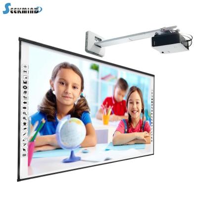 China School Teacher 66 Inch Double Optical Points Teaching Smart Board For School for sale