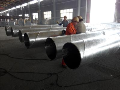 China 508*12mm EN10025 Hot Galvanized Spiral Welded for Water Transferring for sale