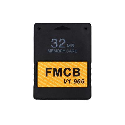 China New Free Version 1.966 32MB McBoot FMCB Game Save Data Memory Card For SONY Playstation 2 PS2 32MB for sale