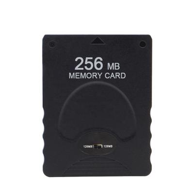 China Bitfunx Backup Game Data Except Game Data Stick Module Video Game 256MB Memory Card For SONY PS2 PlayStation 2 Black Color for sale