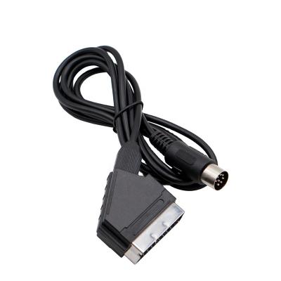 China Connect console to TV scart socket Bitfunx other game accessories 1.8m for SEGA MD1 NTSC version SCART cable for sale