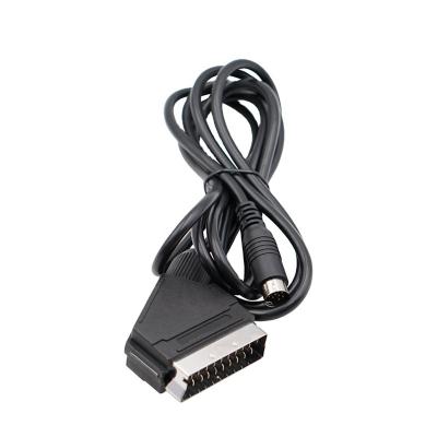 China Connect console to TV scart plug Bitfunx game accessories RGB line 1.8M for SEGA MD2 Megadrive 2 SCART cable for sale