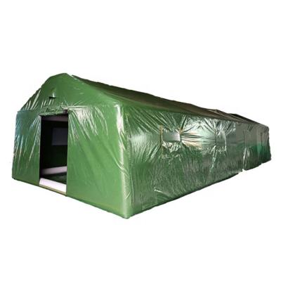 China Indoor Airtight Army Green Military Shelter Inflatable +Outdoor Entertainment Tent For Sale for sale