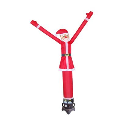 China Factory Price Indoor Christmas Entertainment +Outdoor Inflatable Santa Air Dancer for sale