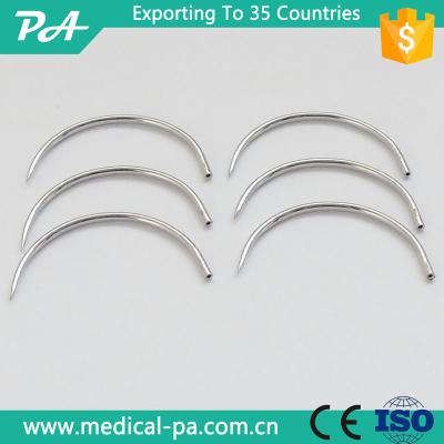 China Stainless Steel Wire Factory Price Stainless Curved Cutting Needle for sale