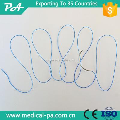 China Non-absorbable Nylon Monofilament Suture / Medical Nylon Monofilament Thread USP2-USP6/0 for sale