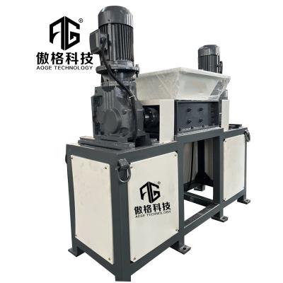 China Hotels Plastic Small Size Shredder Machine For Industrial Plastic Lumps Shredding Recycling Double Shaft Shredder for sale